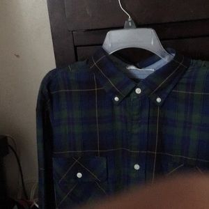 Nautica plaid button up